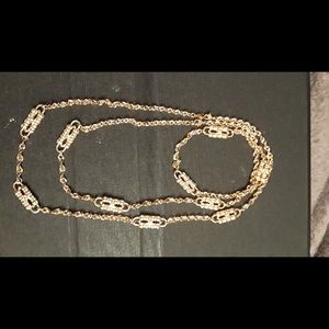 Camrose and Kross Jacqueline Kennedy paper clip necklace